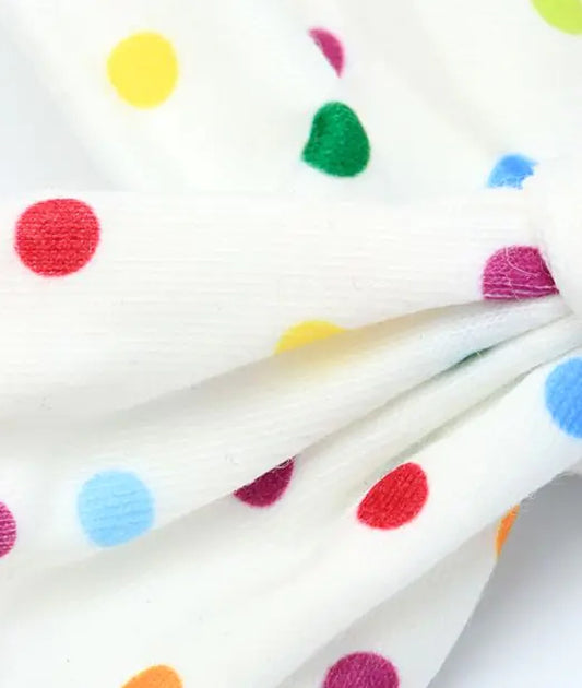 Soft polka dot fabric bandeau – Image 3