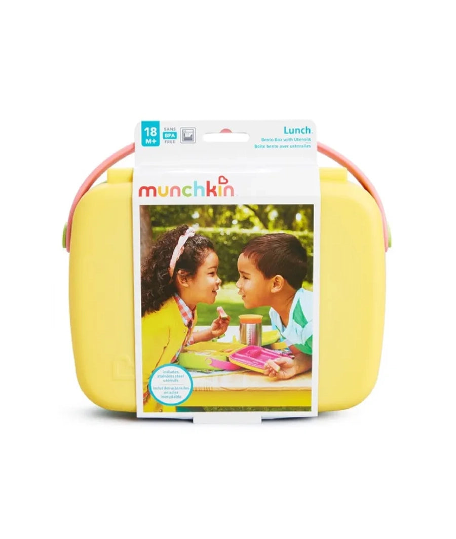 Munchkin Bento Toddler Lunch Box,Yellow