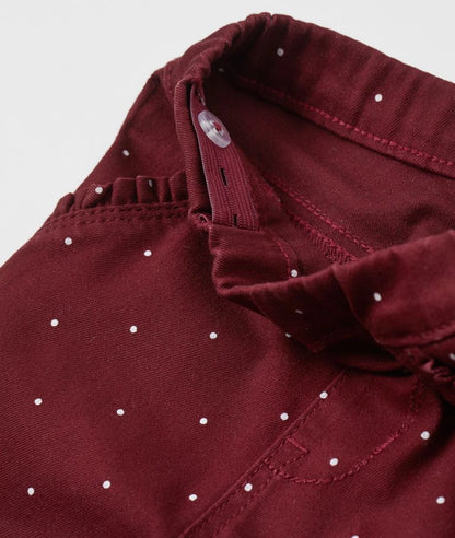 2-pack treggings, Dark red/Denim blue – Image 2