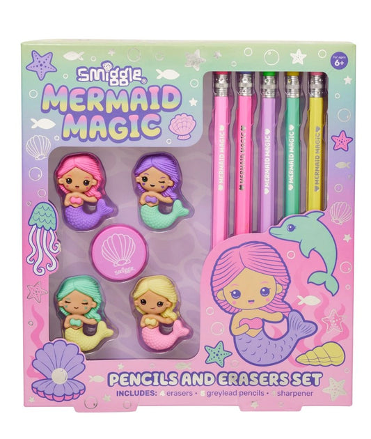 Pencils & Erasers Set