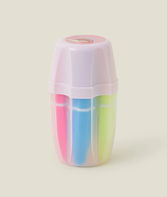 5-Pack Girls Pot of Highlighters