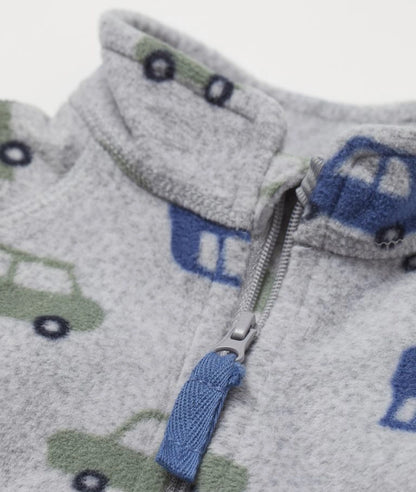 Patterned fleece jacket – Image 2