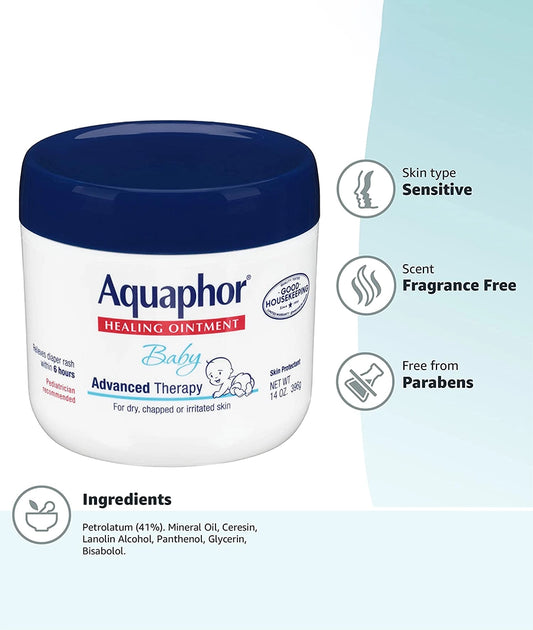 Aquaphor - Baby Healing Ointment - Advanced Therapy – Image 2