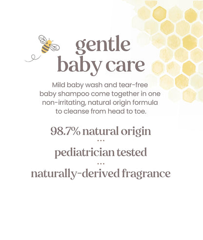 Burt's Bees Baby Shampoo &amp; Wash 12 Ounce/354.8 ml – Image 5