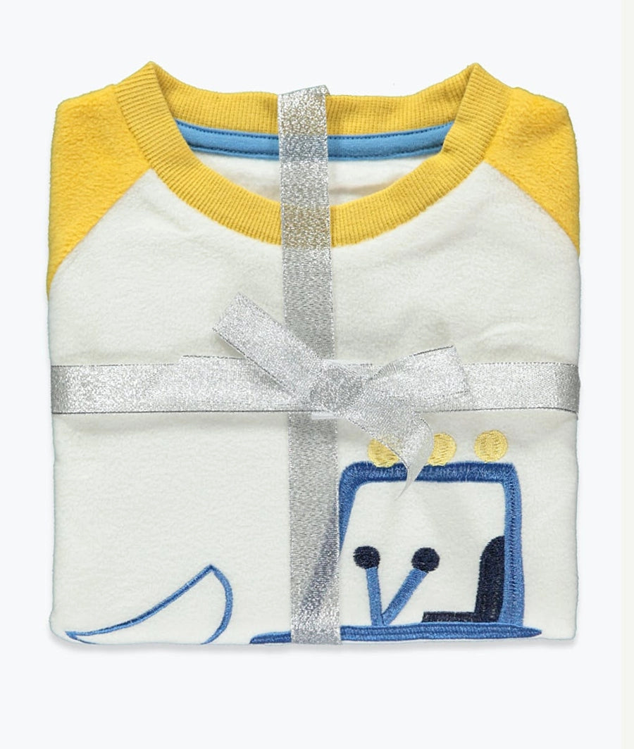 Unisex Digger Fleece Pyjama Set – Image 2