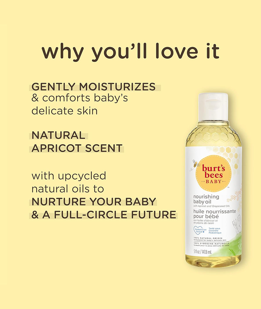 Burt's Bees Baby Oil 147.8 ml – Image 2