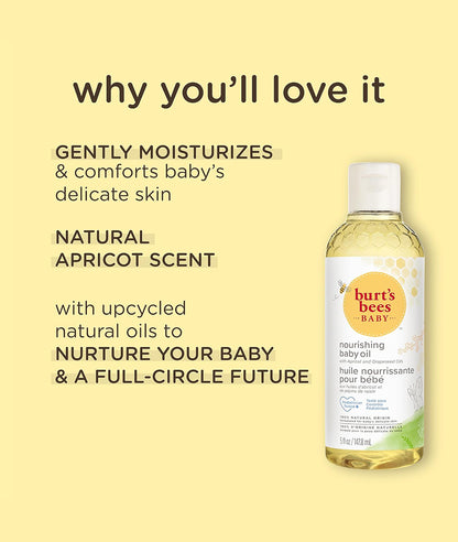 Burt's Bees Baby Oil 147.8 ml – Image 2