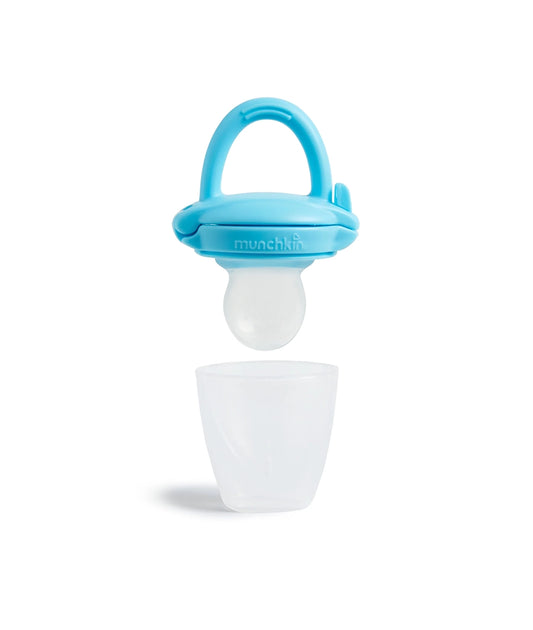 Silicone Baby Food Feeder4+ months -blue – Image 2