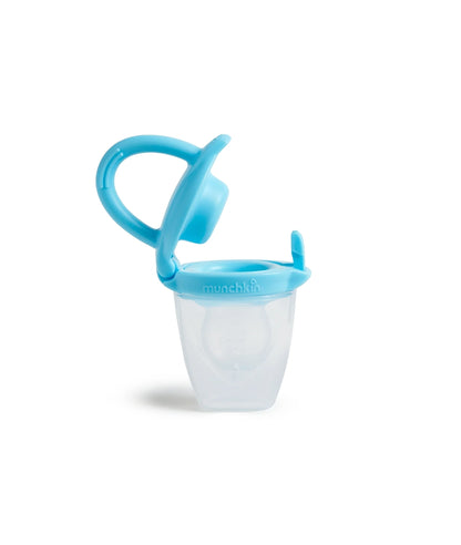 Silicone Baby Food Feeder4+ months -blue – Image 3