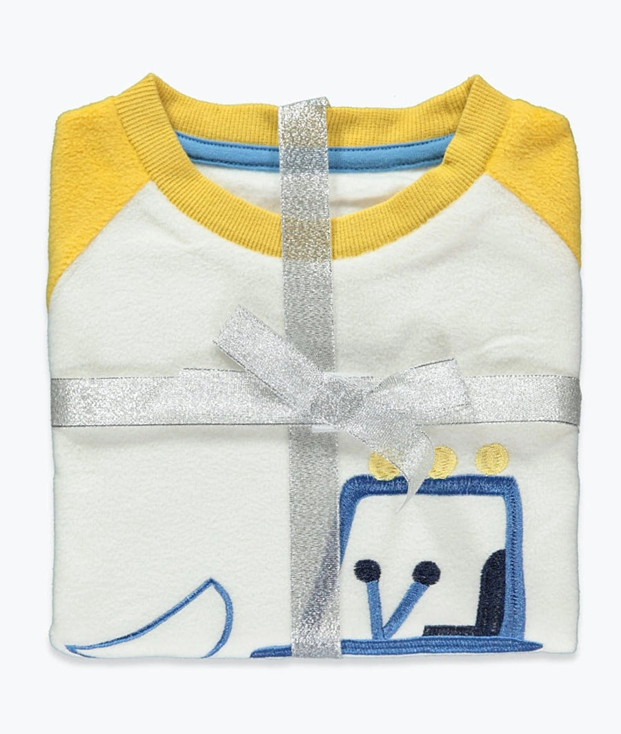 Unisex Digger Fleece Pyjama Set – Image 2