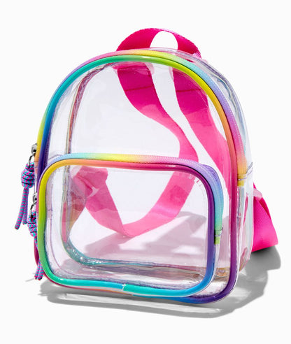 Clear Rainbow Small Backpack
