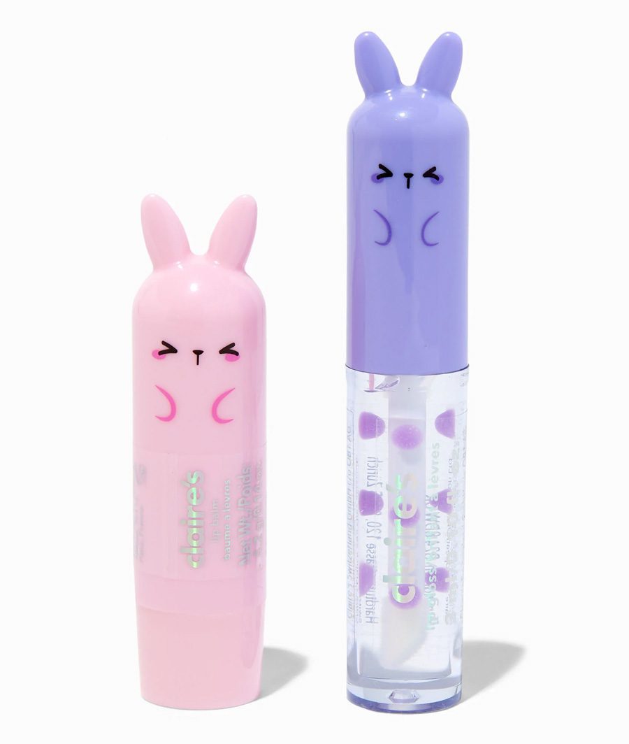 Chibi Bunny Lip Gloss Set - 2 Pack