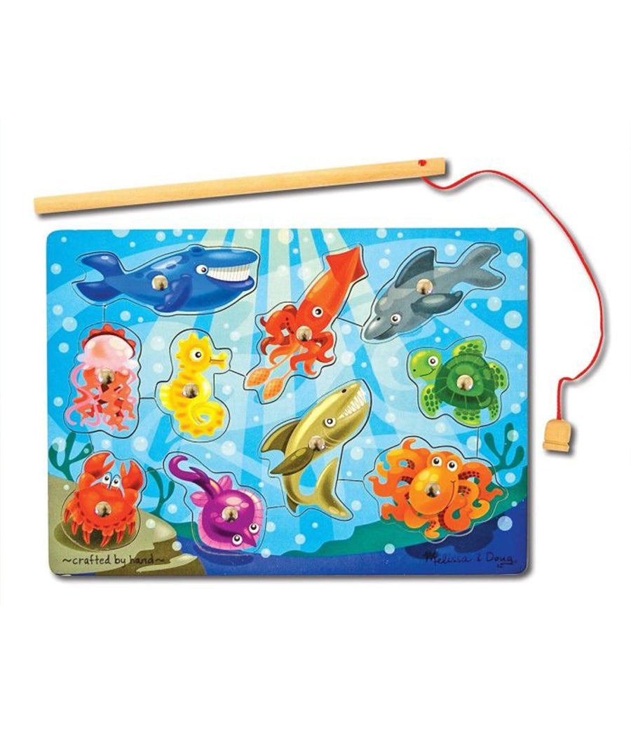 Melissa &amp; Doug Magnetic Wooden Fishing Game
