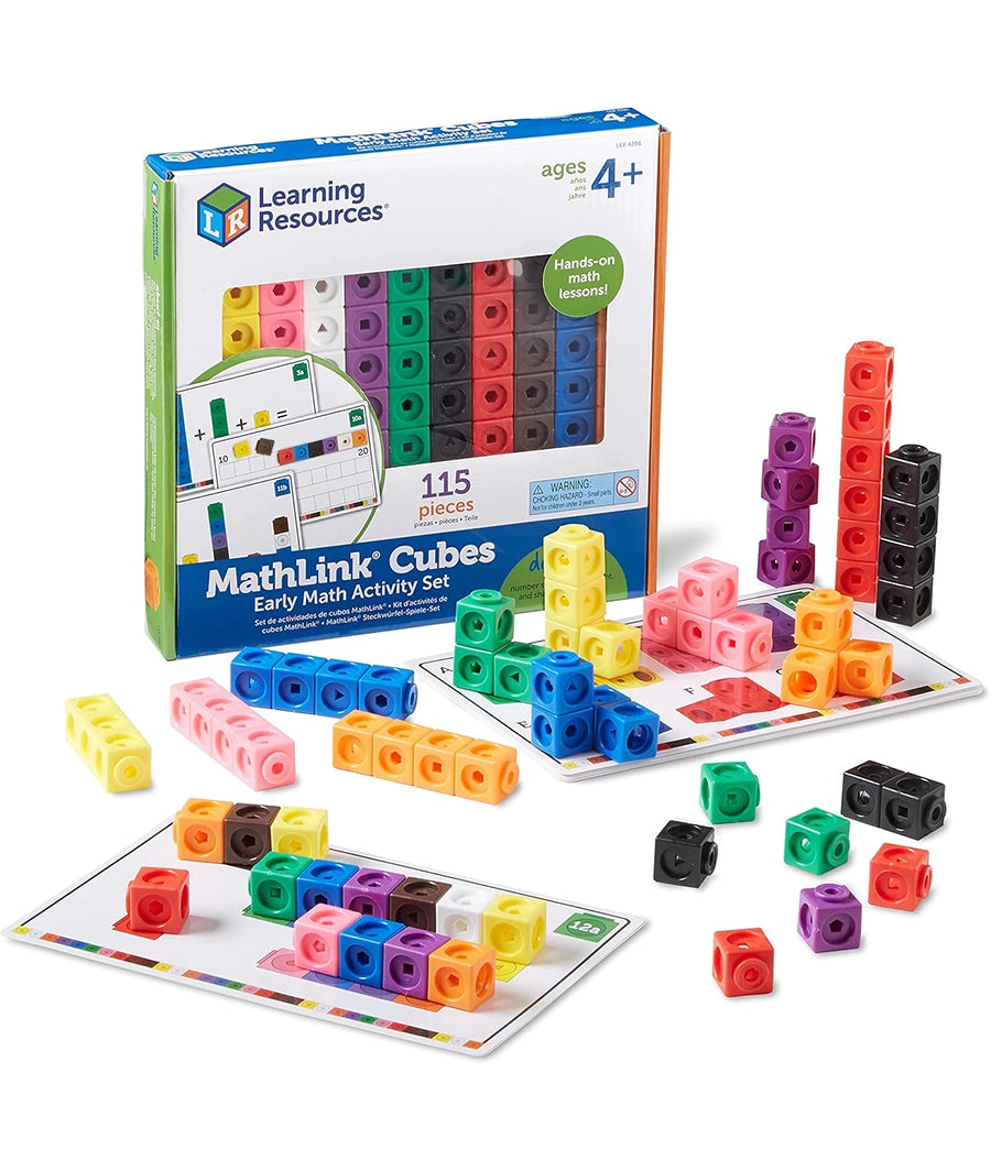 Learning Resources MathLink Cubes (Set of 115 Pieces)