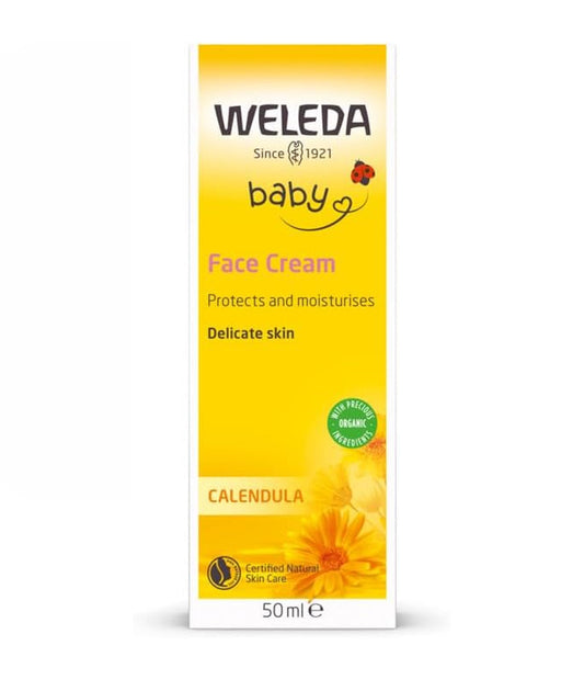 Weleda Baby Face Cream, Calendula Moisturiser 50 ml – Image 2