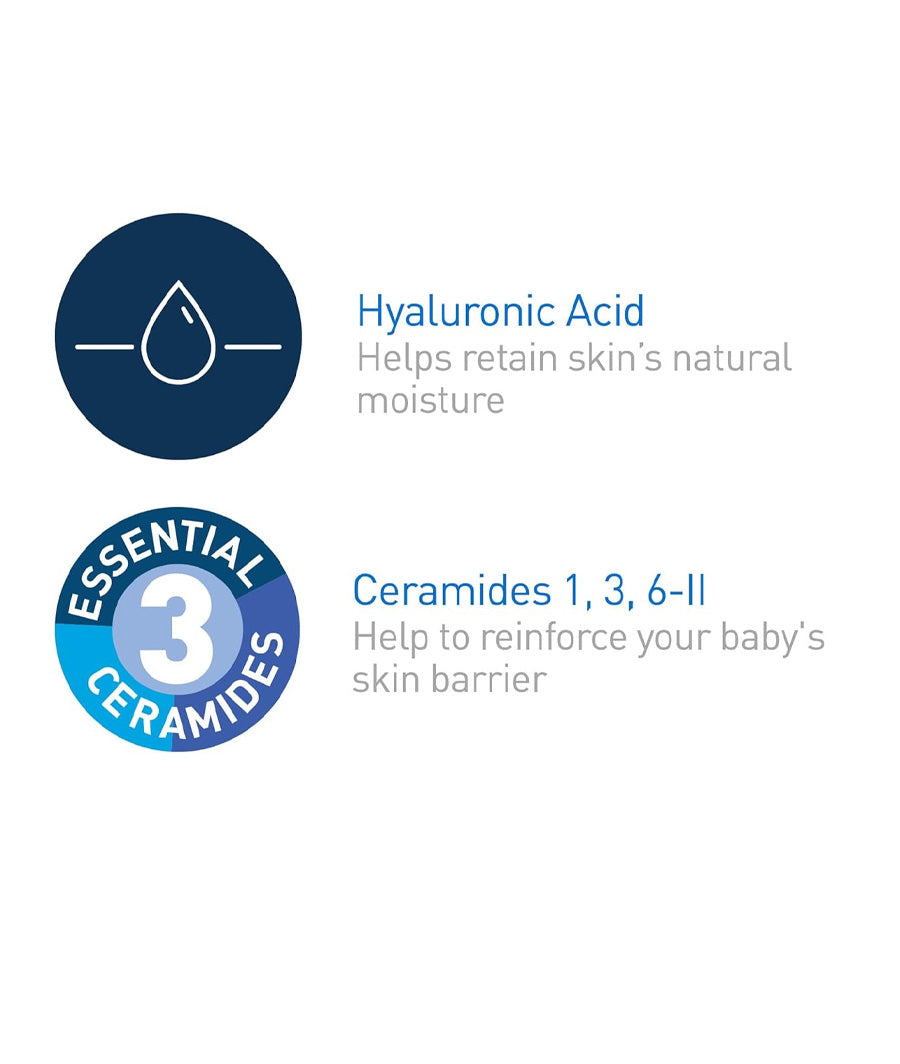 CeraVe Baby Cream, Gentle Moisturizing Cream 8 Ounce/226 g – Image 2