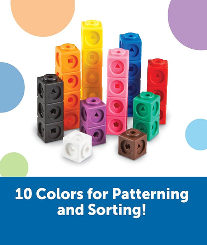 Learning Resources MathLink Cubes (Set of 115 Pieces) – Image 3
