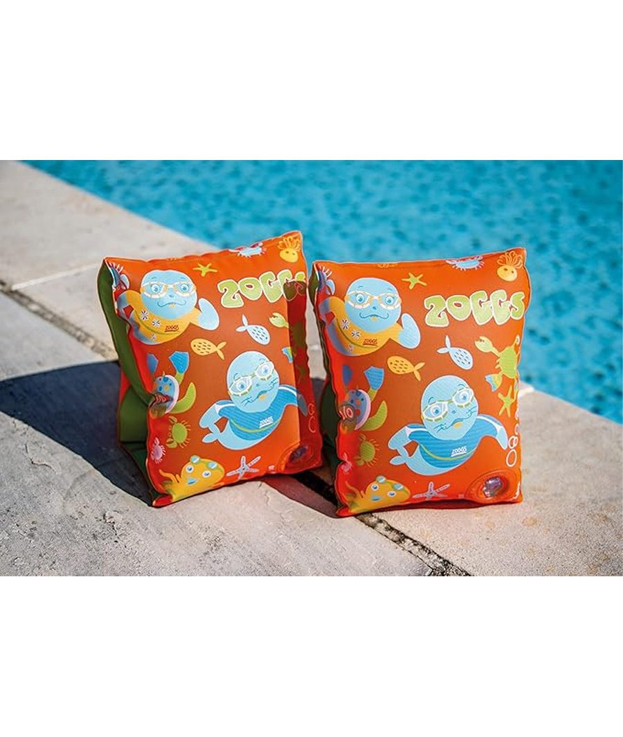 Zoggs Swimming Aid Children's Float Arm Bands 1-6 years – Image 3