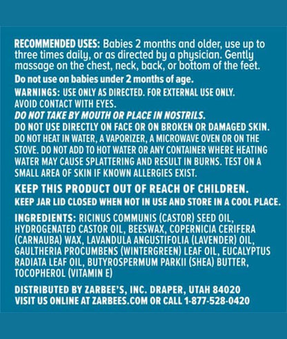 Zarbee's Baby Soothing Chest Rub 1.5 Ounce – Image 4