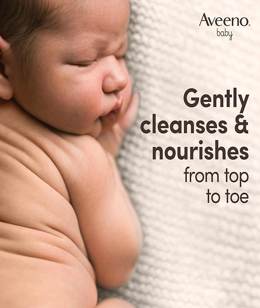 AVEENO Baby Daily Care Hair and Body Wash 400 ml – Image 3