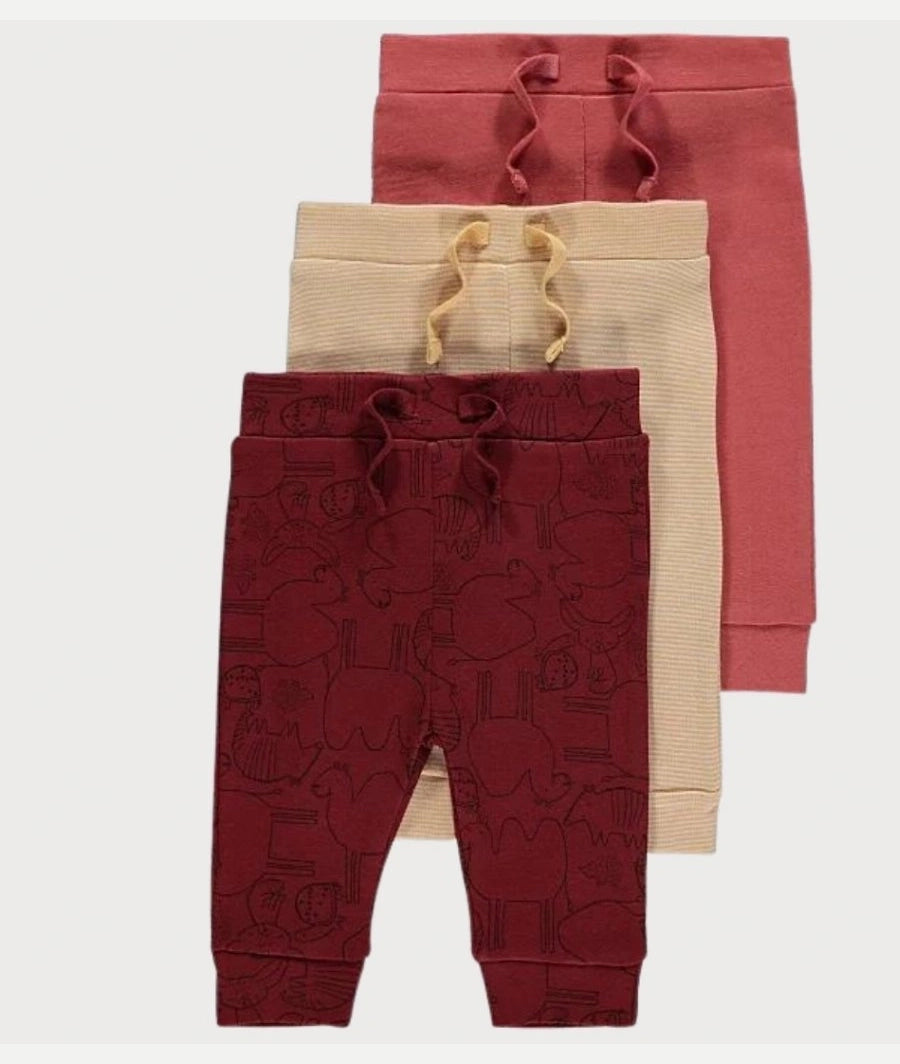 Cotton sweatpants, 3 pcs