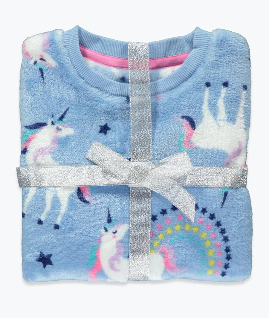 Unisex Unicorn Fleece Pyjama Set – Image 2