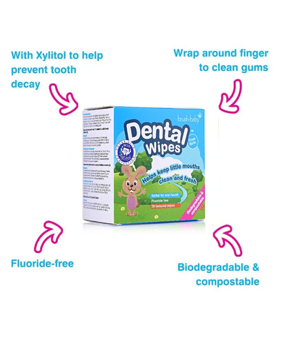 Brush baby dental wipes 28 s – Image 5