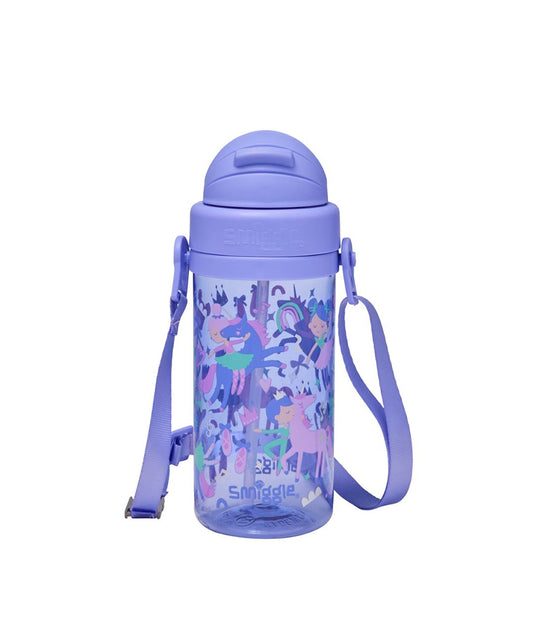 Ready Set Go Teeny Tiny Plastic Drink Bottle With Strap 400ml