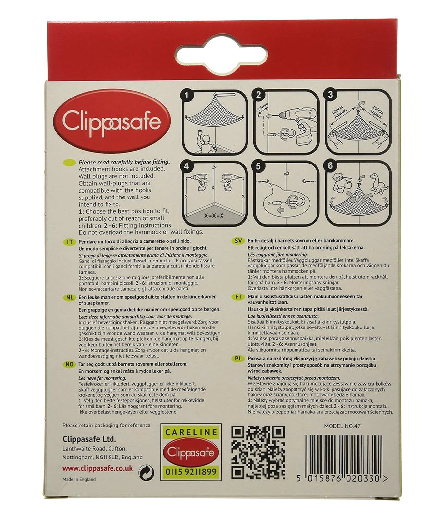 Clippasafe Corner Toy Hammock – Image 2