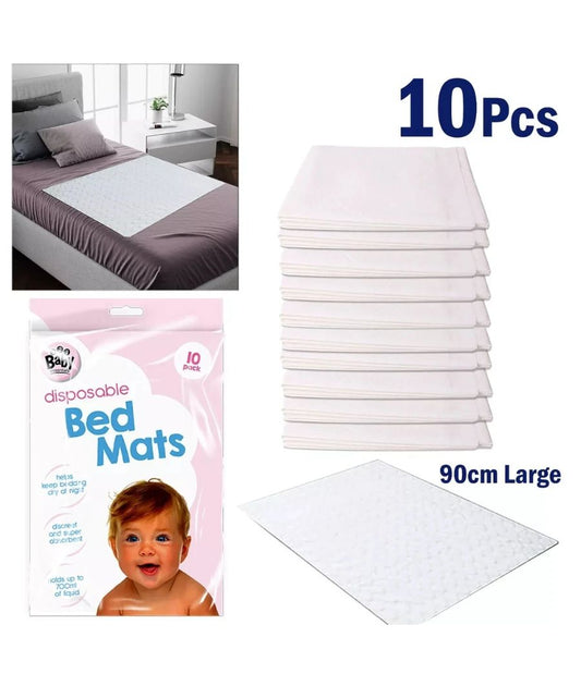 Baby Essentials Disposable Bed Mats 10PK – Image 2