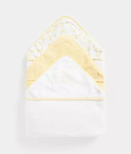 Mothercare Giraffe Cuddle and Dry Hooded Towels - 3 Pack
