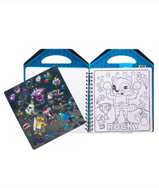Besties Colouring Book With Reusable Stickers – Image 2