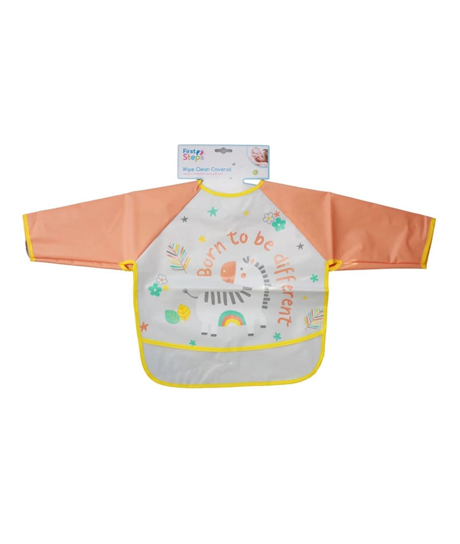 FIRST STEPS BABY COVERALL ASSORT BIBS