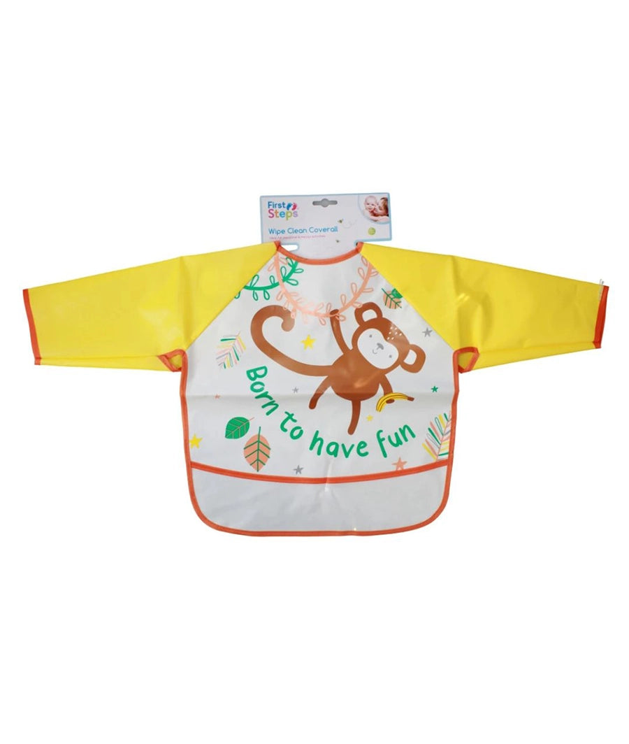 FIRST STEPS BABY COVERALL ASSORT BIBS