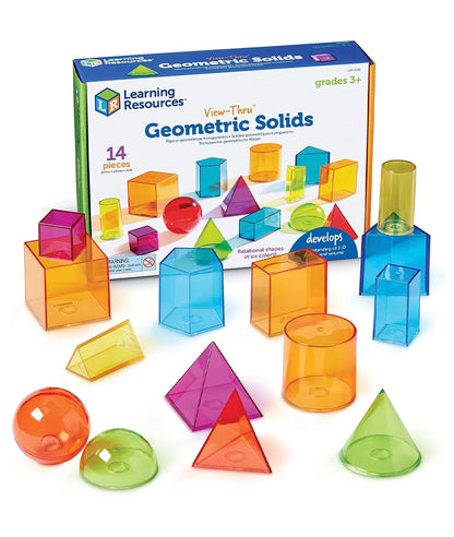 Learning Resources View-Thru Colourful Geometric Shapes