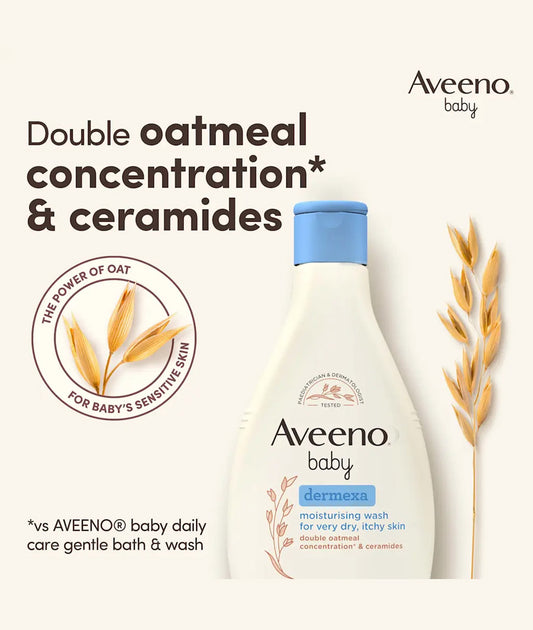 AVEENO® Baby Dermexa Moisturizing Wash 250 Ml – Image 2