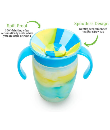 Munchkin Miracle 360 6+ Month 7oz Baby Sippy Cups (2-Pack) 207 ml – Image 2