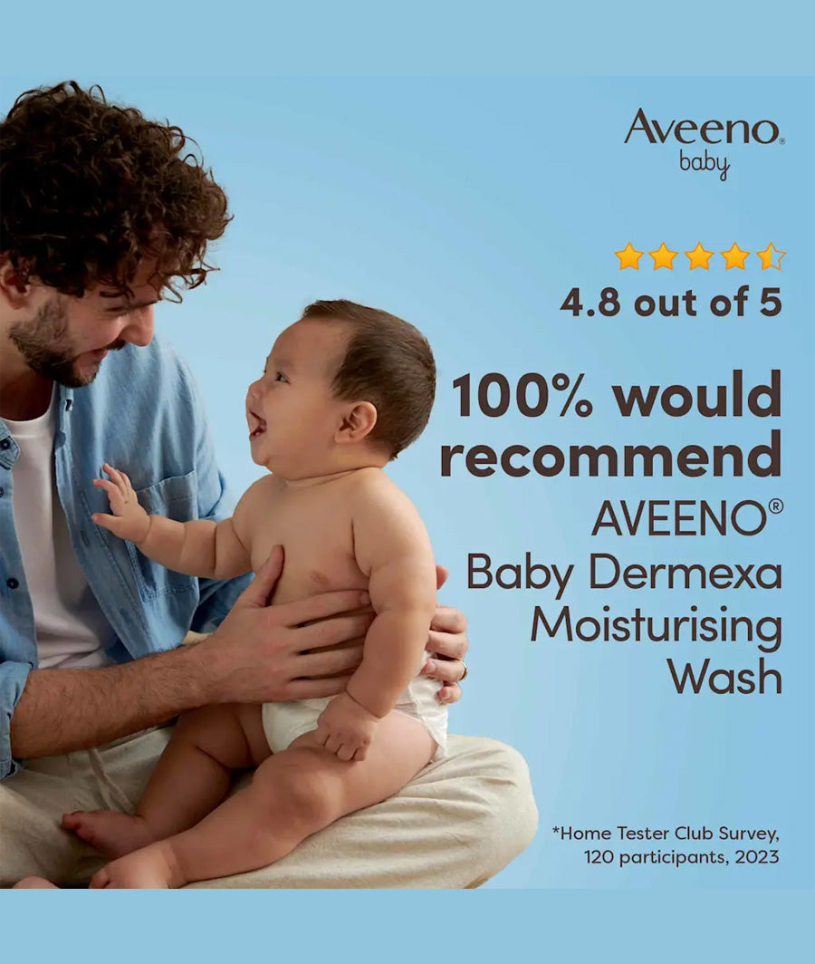 AVEENO® Baby Dermexa Moisturizing Wash 250 Ml – Image 3