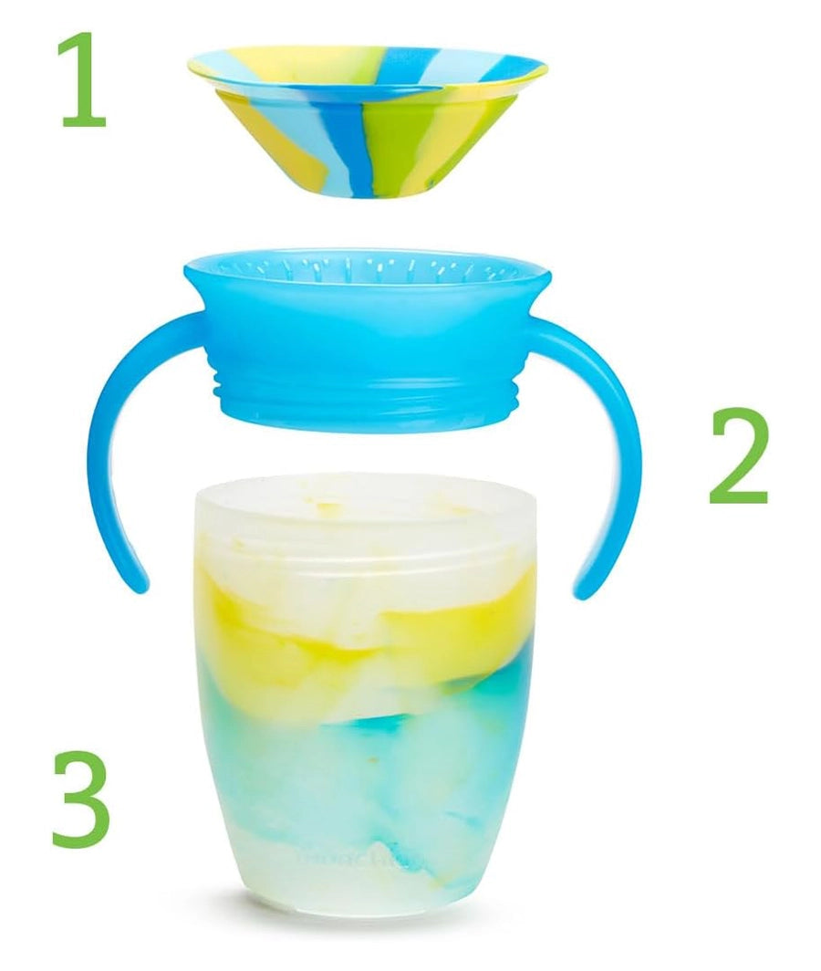 Munchkin Miracle 360 6+ Month 7oz Baby Sippy Cups (2-Pack) 207 ml – Image 3