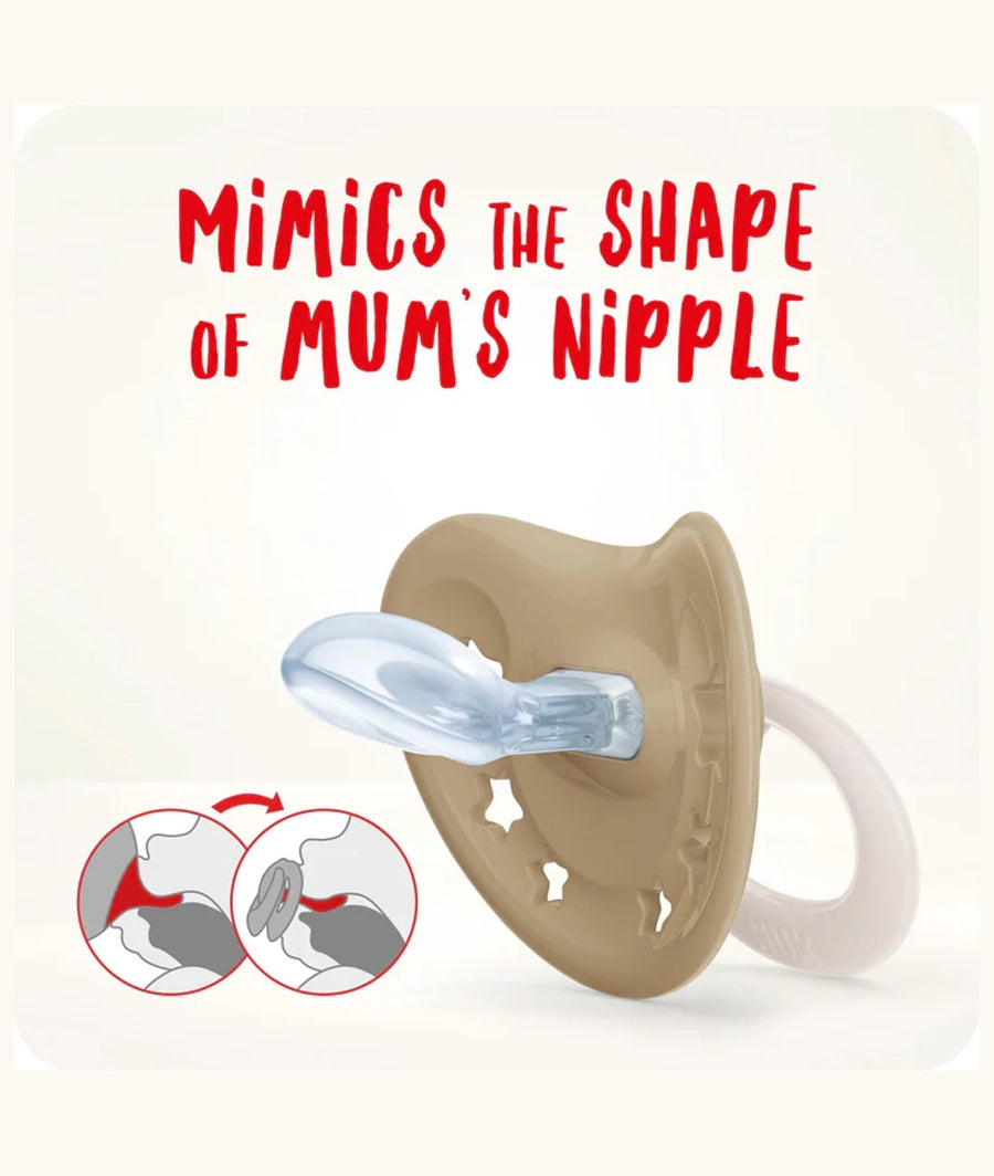NUK Signature Silicone Soother 2 Pack 0-6 month – Image 2