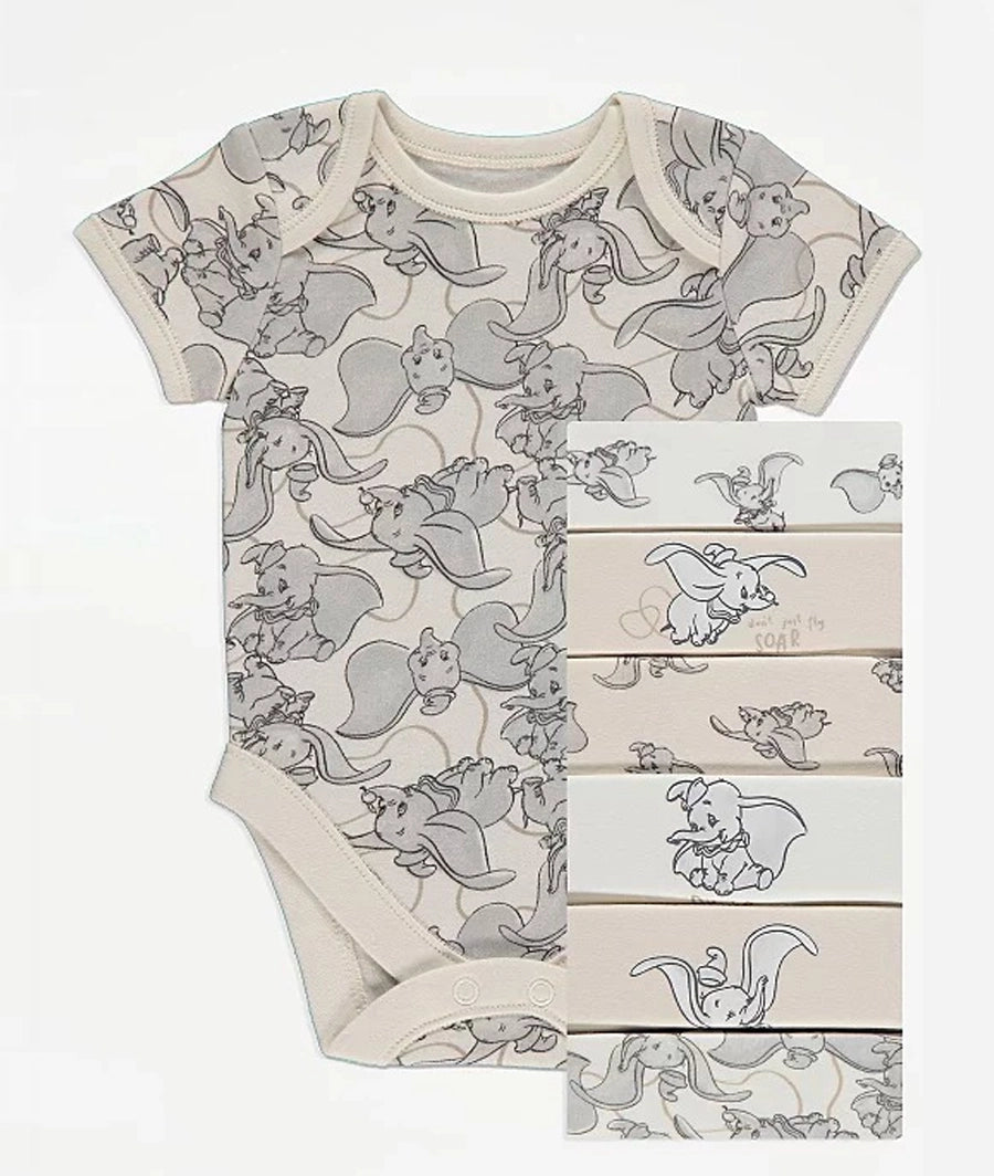 Disney Dumbo Bodysuits 7 Pack