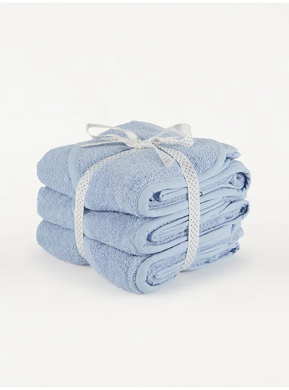 Blue Hooded Towels 3 Pack
