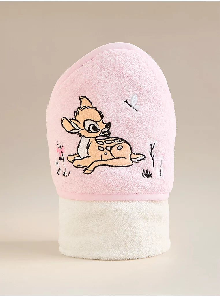 Disney Pink Bambi Cotton Hooded Towel