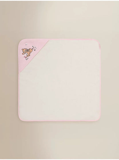 Disney Pink Bambi Cotton Hooded Towel
