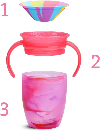 Munchkin Miracle 360 6+ Month 7oz Baby Sippy Cups (2-Pack)