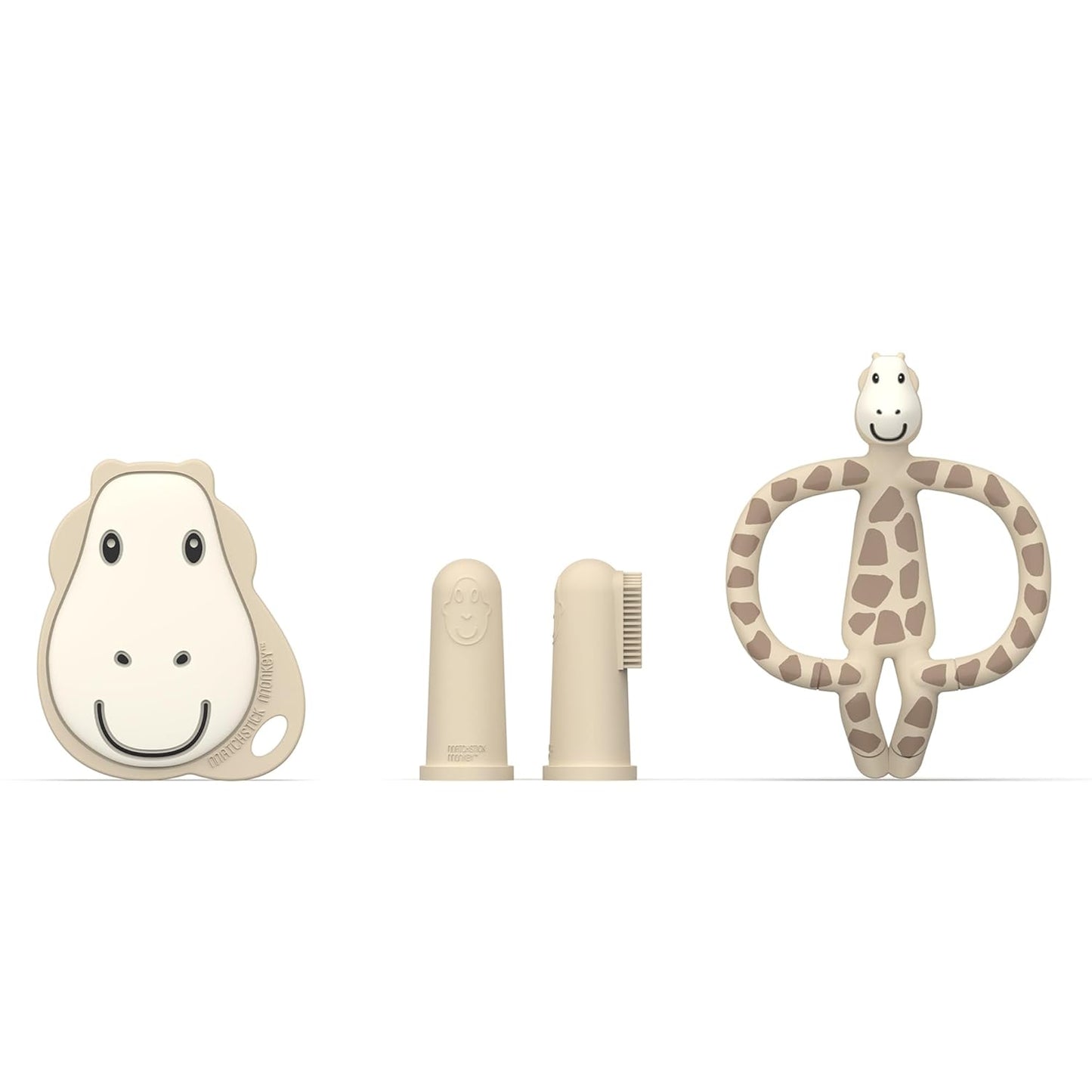 Matchstick Monkey Infant, Antimicrobial Teething Starter Set