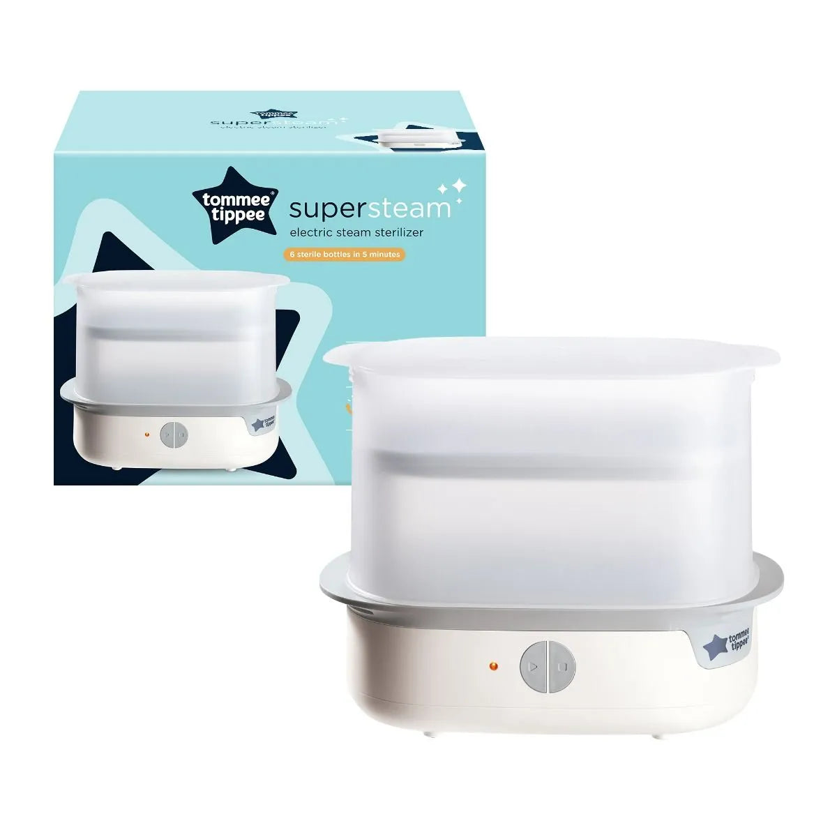 Supersteam Electric Steam Sterilizer, White
