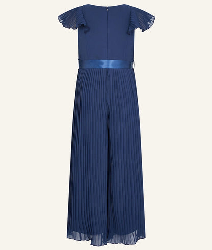 Sunray corsage pleated dress – Image 2