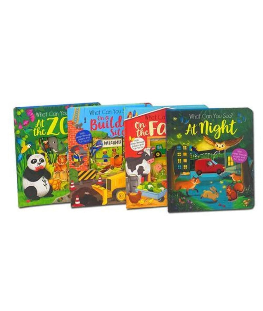 Peep Inside What Can You See? 4 Books Collection Box Set