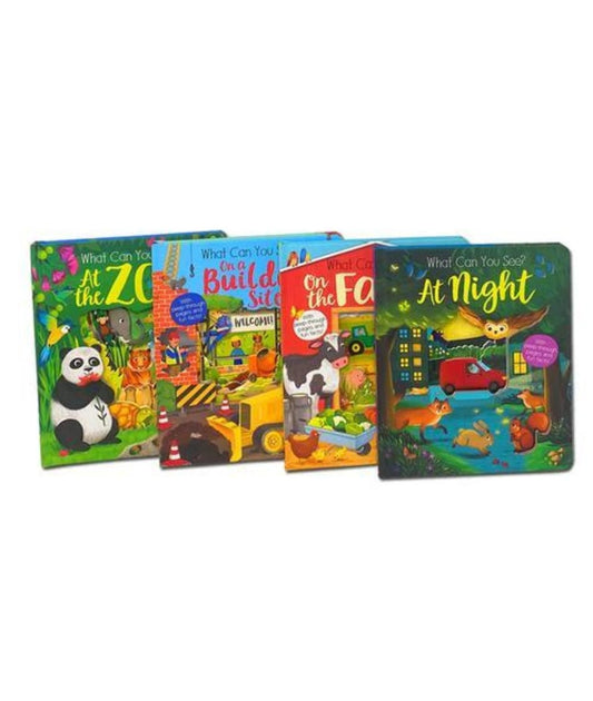 Peep Inside What Can You See? 4 Books Collection Box Set